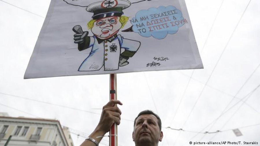 Merkel në Greqi, mikpritësit janë me humor të mirë