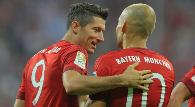 Lewandowski dhe Robbeni: Do ta kemi të vështirë të fitojmë kundër Liverpoolit