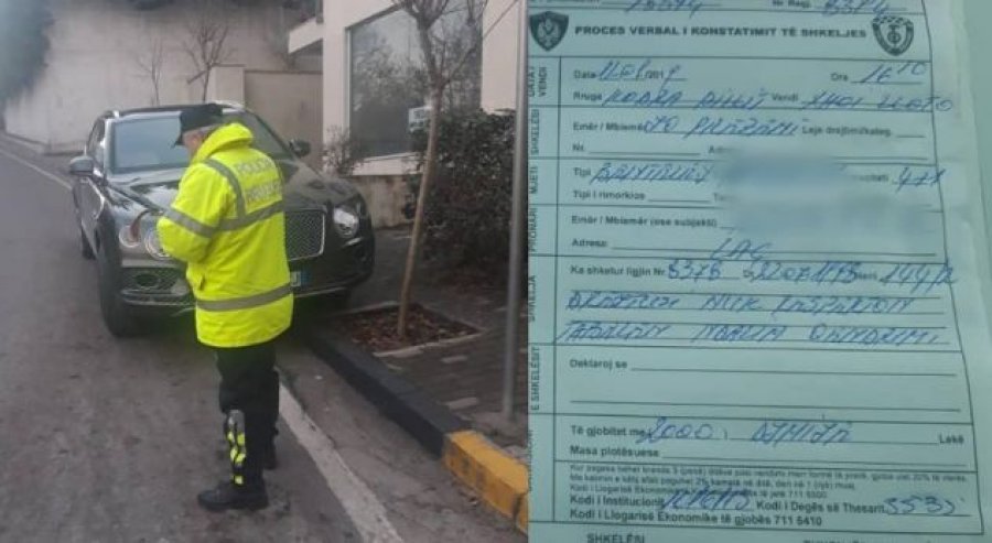FOTO/ Policia nuk i harron dot llotot, shikoni gjobën e çuditshme