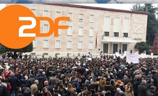 Televizioni gjerman i bën jehonë protestës së studentëve ndërsa  Rama Kryeministër i korruptuar dhe autoritar