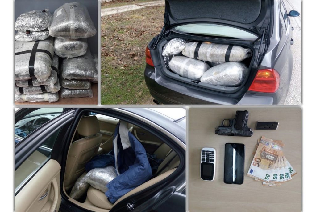 Arrestohet në kufi  greku, kishte në makinë 77 kilogram marjuanë dhe…
