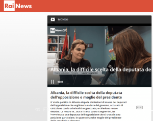Kryemadhit intervistë në  RAI News / Italia e shikon të ikur Ramën