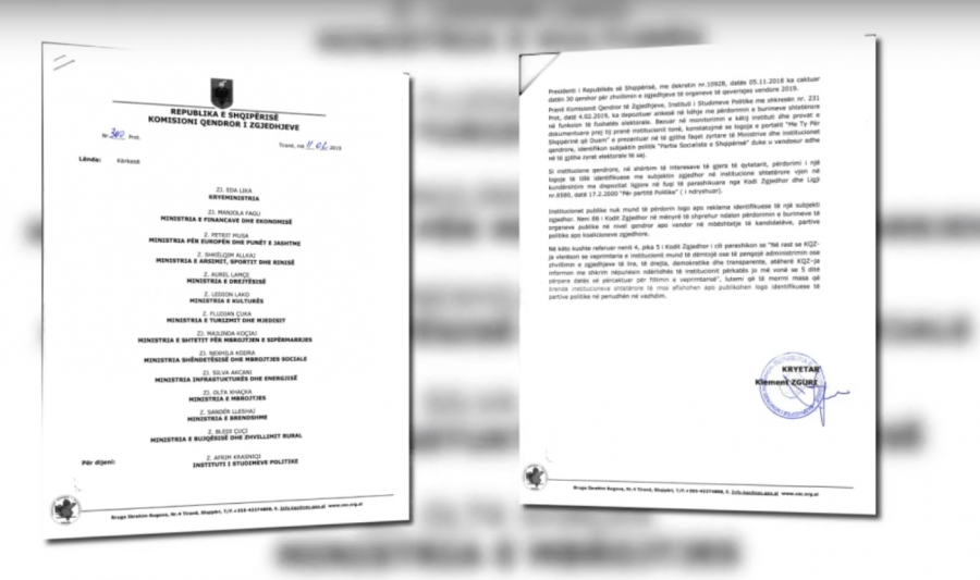 Skandali/ Qeveria Rama, përdor logot e PS-së si logo shtetërore