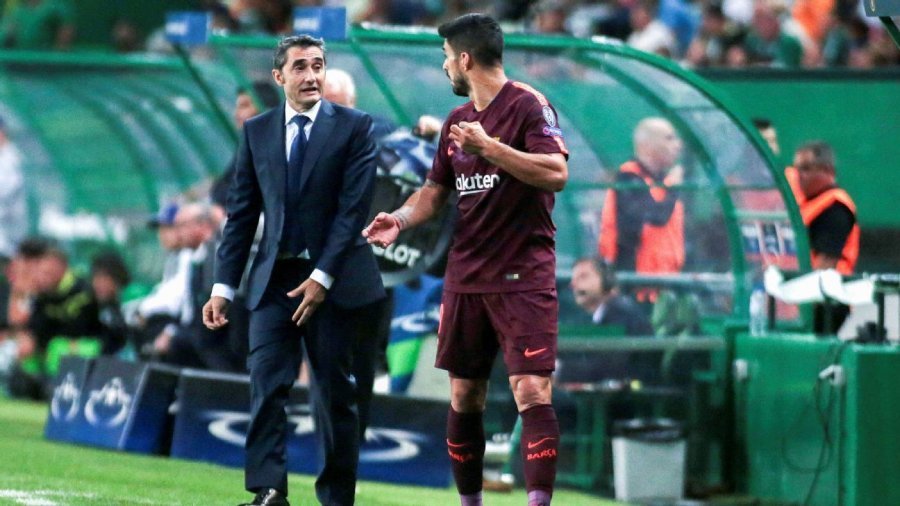 Suarez shkakon përplasje tek Barça, Valverde mbron sulmuesin