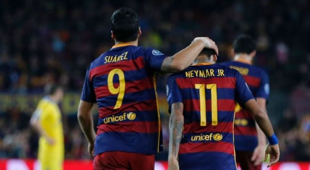 Suarez mirëpret Neymarin