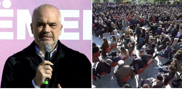 FOTO/ Rama në Berat, mbledh mijëra socialiste ulur në karrike