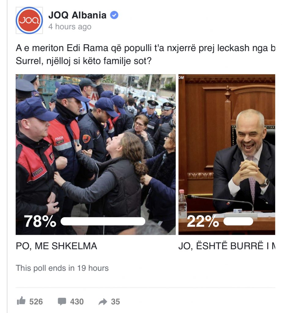 Sondazhi/ 78% e shqiptarëve do e nxirrnin prej leckash kryeministrin Rama nga bunkeri i tij në Surrel