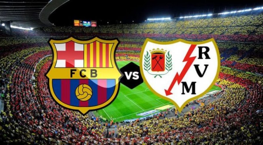 FOTO/ Formacionet zyrtare: Barcelona – Rayo Vallecano