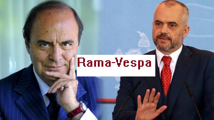 EDI RAMA NË ITALI, e pret gazetari BRUNO VESPA