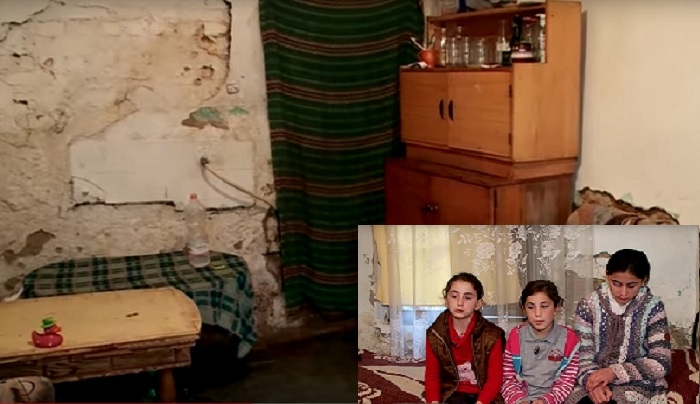 E DHIMBSHME/ VARFËRIA ËSHTË ‘ULUR KËMBËKRYQ’ NË SHTËPINË E 3 MOTRAVE NË KËRRABË: KEMI FRIKË SE MOS NA BIE TAVANI…