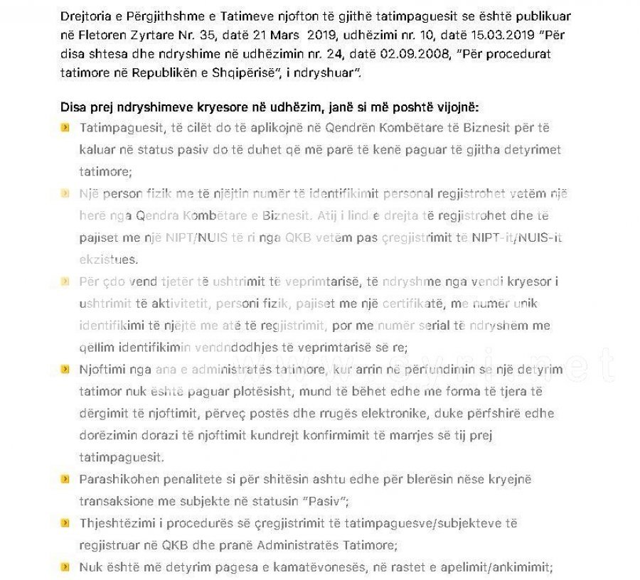 Ndryshon ligji, tani qeveria nuk të lejon as të falimentosh
