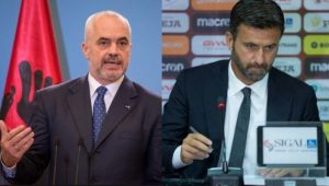 PALOKA imiton thirrjet e tifozëve kuqezi : ‘Rama VAFANCULO ‘
