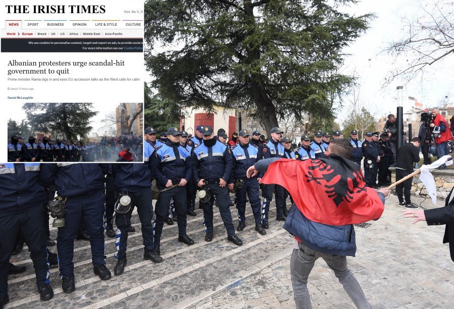 Shtypi i huaj: Protestat e shqiptarëve, më të vendosurat në Ballkan kundër qeverive të skandaleve