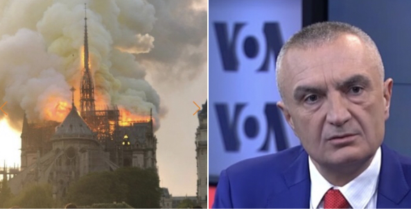 Zjarri në katedralen e famshme Notre Dame, Meta: I trishtuar, solidaritet me popullin francez