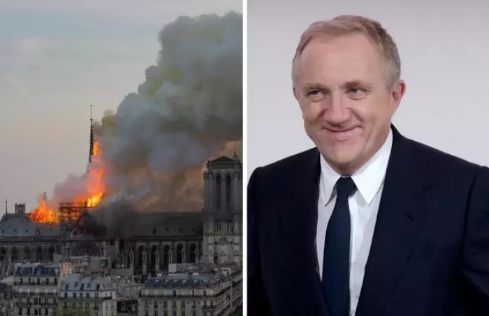 NIS MBLEDHJA E FONDEVE PËR RINDËRTIMIN E NOTRE-DAME, MILIARDERI FRANCEZ DHURON SHUMËN E ‘ÇMENDUR’
