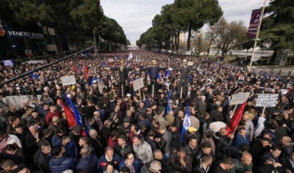 11 maj protesta  tjetër e opozitës