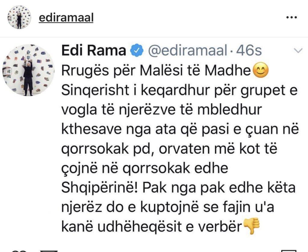 Rama reagon pas protestës në Shkodër: Grupe të mbledhur kthesave, orvaten më kot të…
