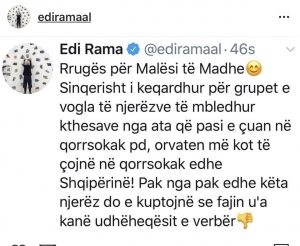 Rama reagon pas protestës në Shkodër: Grupe të mbledhur kthesave, orvaten më kot të…