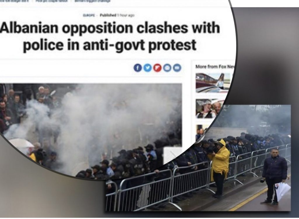 Gjigandi amerikan Fox News raporton për protestën e madhe të opozitës