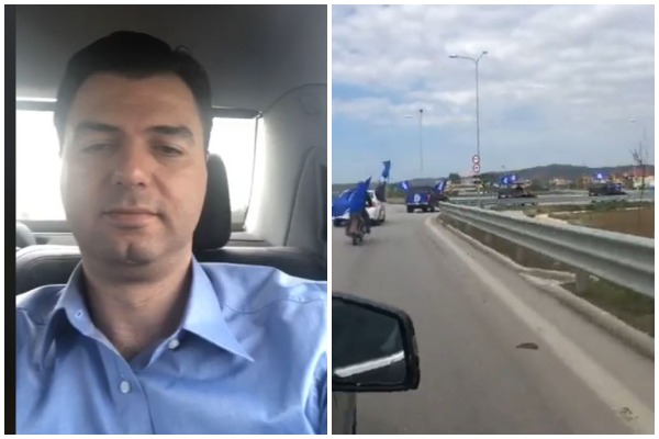 Takimi në Rrogozhinë, Basha tregon atmosferën gjatë rrugëtimit. Ja kush e shoqëron-VIDEO