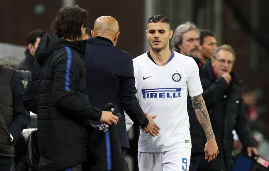 Icardi s’e fsheh tensionin, përplaset me Spallettin në momentin e zëvendësimit