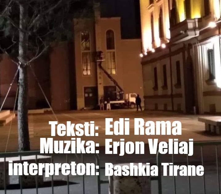 ‘Skuthi, hoqi gërmat nga godina  e Teatrit  Kombëtar