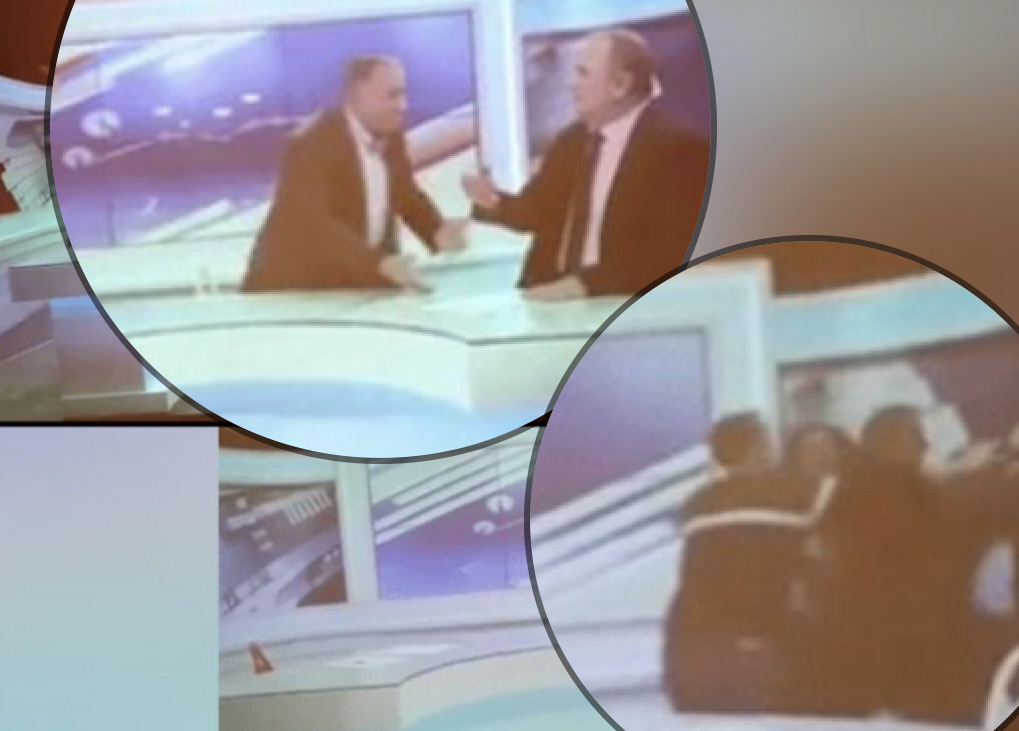 VIDEO/ Grushta në studion e televizionit shqiptar dy sindikalistët e njohur