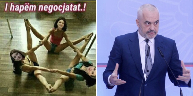 FOTO-MEME/Ja si i hap Rama negociatat …