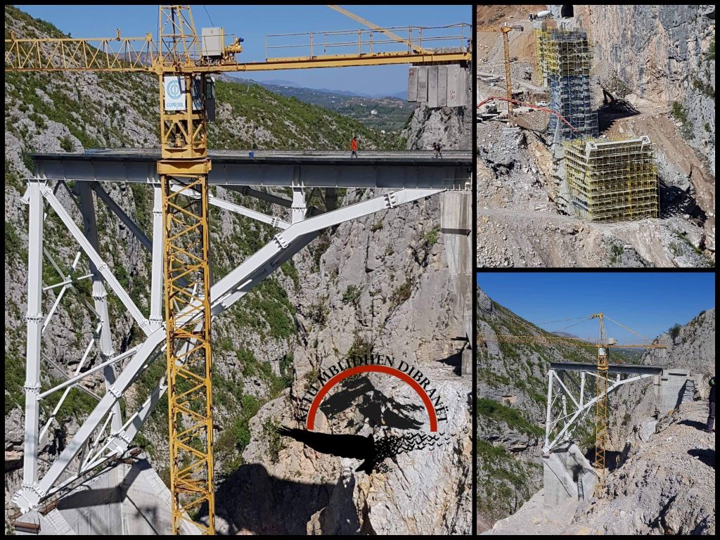 FOTOT/ Ura e Vashës mbi Klos është e gjatë 350 m dhe e lartë 150 m