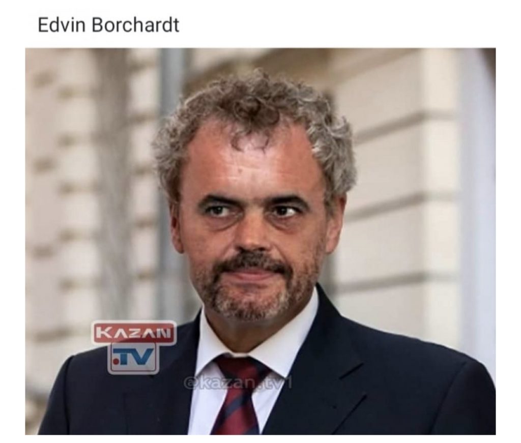 FOTO KAZAN tv/ Kur themi Rama  nënkuptojmë Borchardt dhe kur themi Borchardt nënkuptojmë Rama