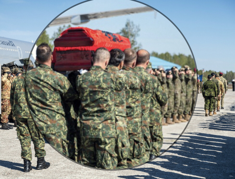 FOTO/ Zarife Hasanaj shpallet “Dëshmor i Atdheut”, trupi i pajetë niset për në Shqipëri