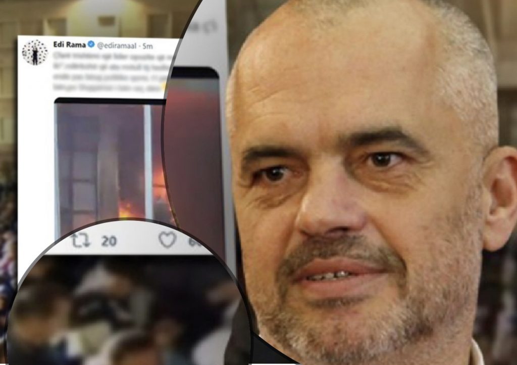 FOTO/ Përmendet  Rama, ja çfarë shkruan në Twitter për protestën