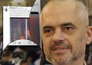 FOTO/ Përmendet  Rama, ja çfarë shkruan në Twitter për protestën