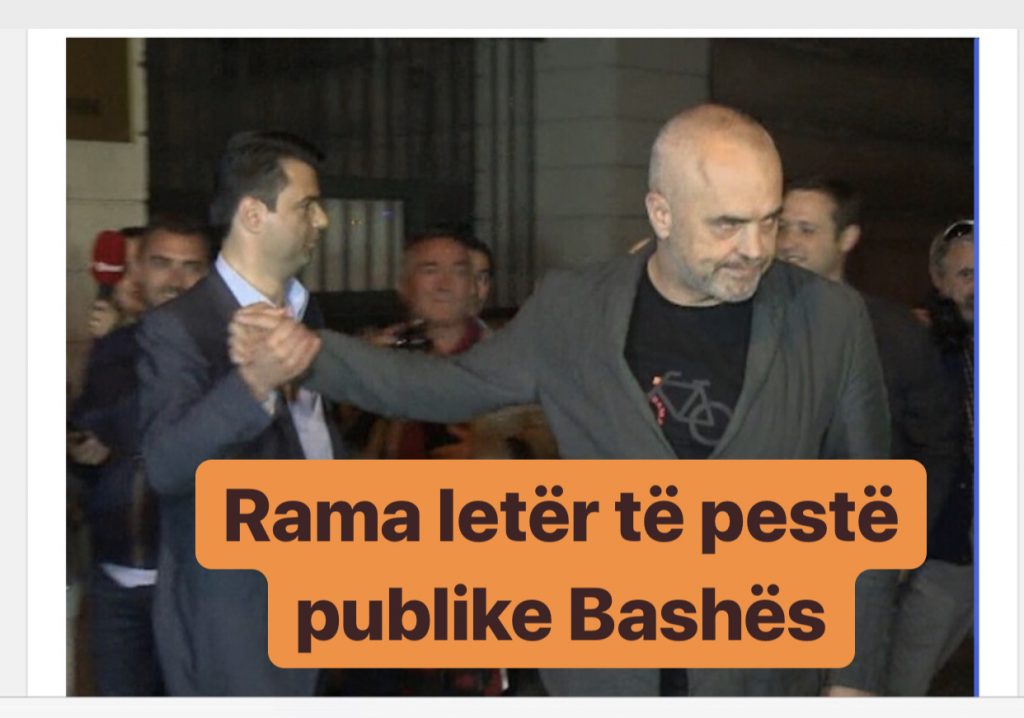“Meqë keni protestë më 31 Maj, e shtyjmë mitingun e fushatës më 1 Qershor”, Rama letër të pestë publike Bashës: Nëse nuk ulemi në Tryezën e Dialogut…