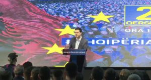 Protestat e opozitës, Basha i përgjigjet pyetjes se “kur do rrëzohet Edi Rama?”