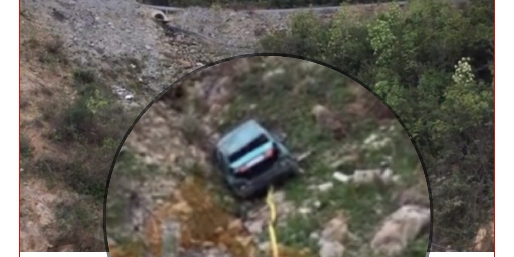 FOTOLAJM/Makina humb kontrollin, bie nga 200 metra lartësi në lumin Shkumbin