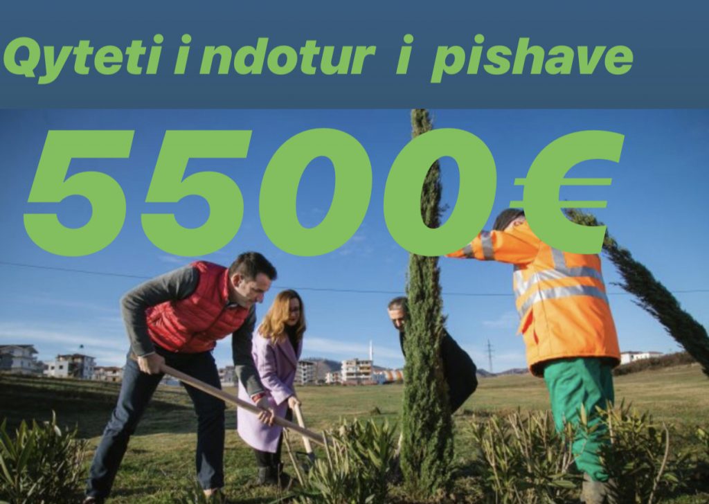 Qyteti i ndotur  i  pishave  5500 EURO
