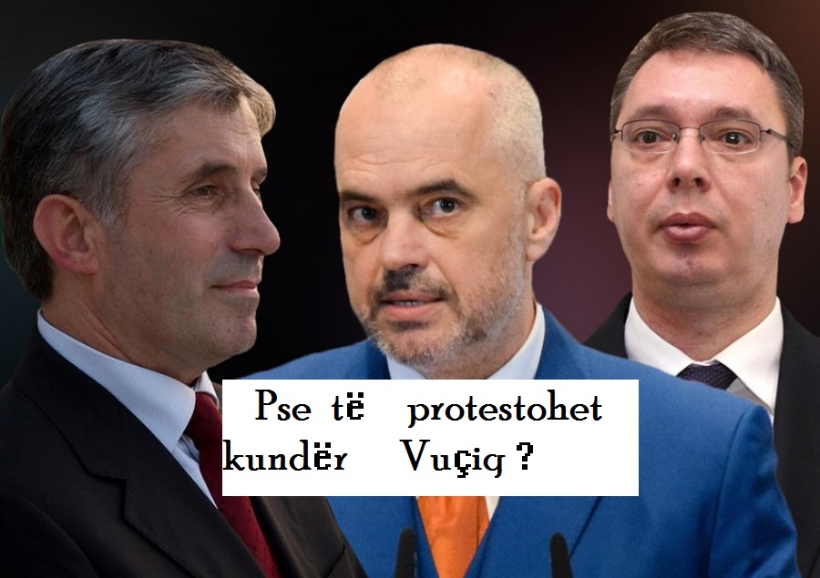 Pse të protestohet kundër Vuçiq dhe Dodik, kur përgjegjës për ndarjen e Kosovës janë Edi Rama, Hashim Thaçi dhe Baton Haxhi Stanishiqi?!