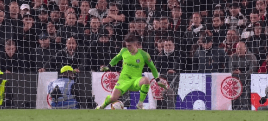 Kepa bën pritjen e vitit nga penalltia në Europa League, shikoni si e ndal topin!