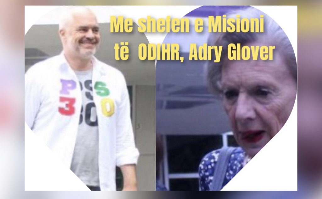 FOTOLAJM/ Rama me tuta të ngushta del i gëzuar nga PS, nga takimi  me shefen e ODIHR