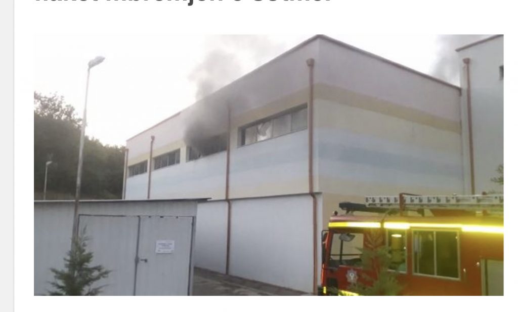 Zjarr në një KZAZ në Bushat, dyshohet për tre policë të lënduar
