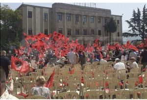FOTO/ Rama vijon   fushatën   në Burrel