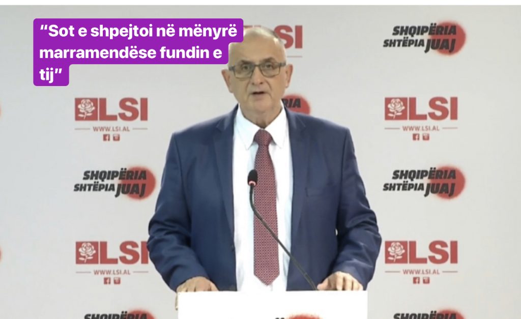 Petrit Vasili: Edi Rama e vulos monizmin. Kjo damkë nuk do t’i hiqet PS-së