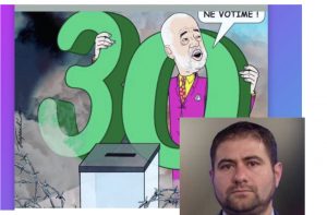 30 qershori, karikatura e fundit e demokracisë rilindase
