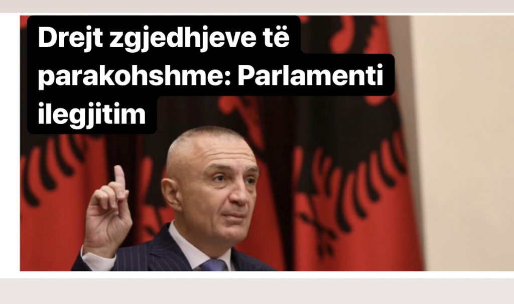 Presidenti Meta kërkesë KQZ-së për listën emërore të deputetëve
