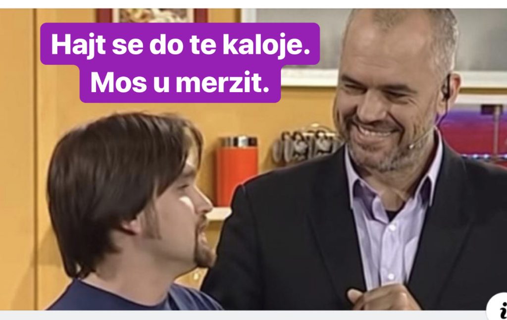 Aktori “degjeneron” Ramën: Me kë konkuron o artist, me kë flet?