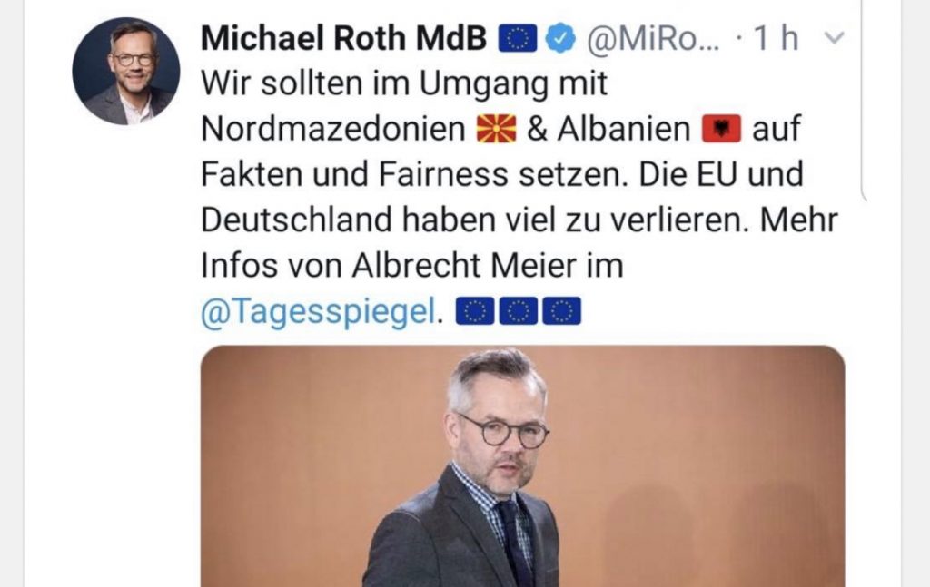 Ministri gjerman flet prapë për Shqipërinë: Të mbështetemi në fakte dhe në ndershmëri