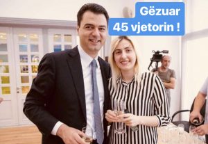 Ina K. Zhupa : Gëzuar 45 vjetorin Lulzim Basha!