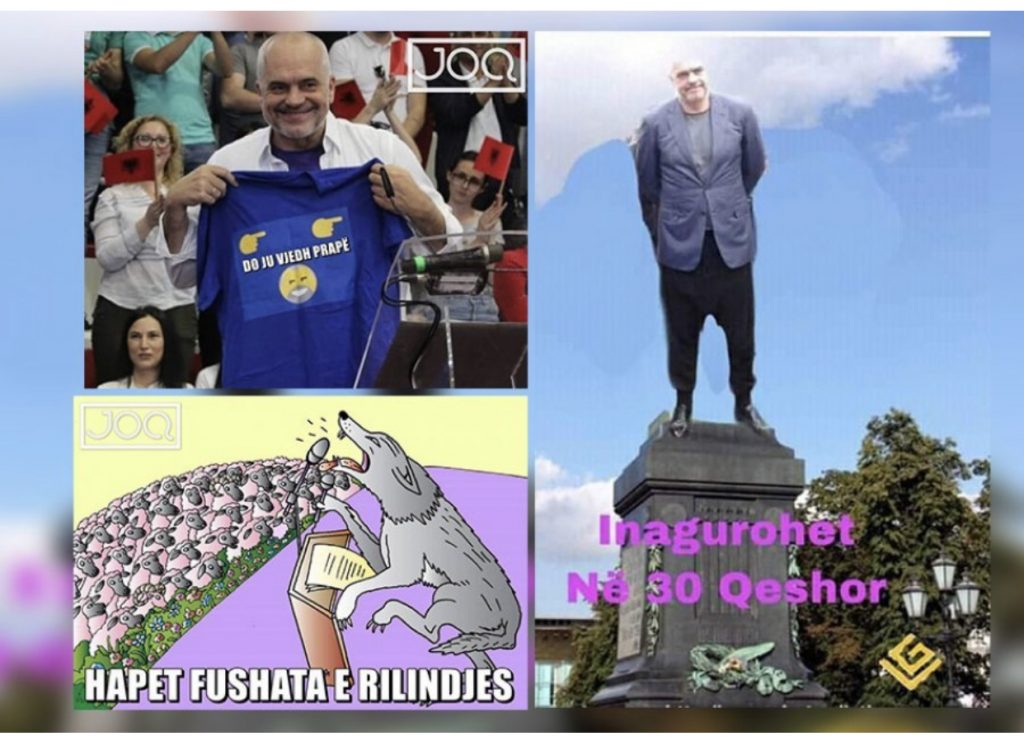 FOTO/ Rrjeti gallatë me Mitingun  e  PS