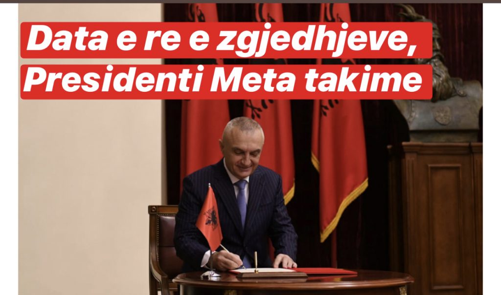 Data e re e zgjedhjeve,Presidenti Meta nis konsultimet